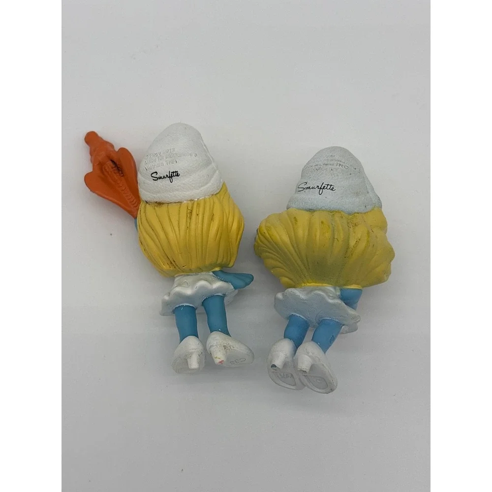 Schleich Smurfette Figures Kids 3in Blue Good 2013 McDonald's Happy Meal Toys